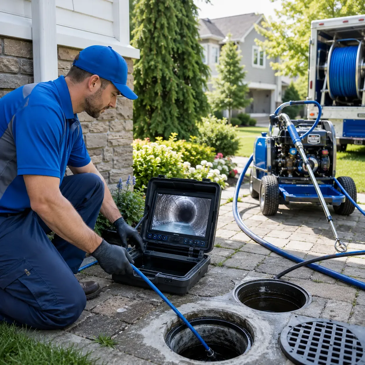 Outdoor drain cleaning professionals serving Allen Junction, WV